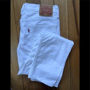 White Levi 541 jeans